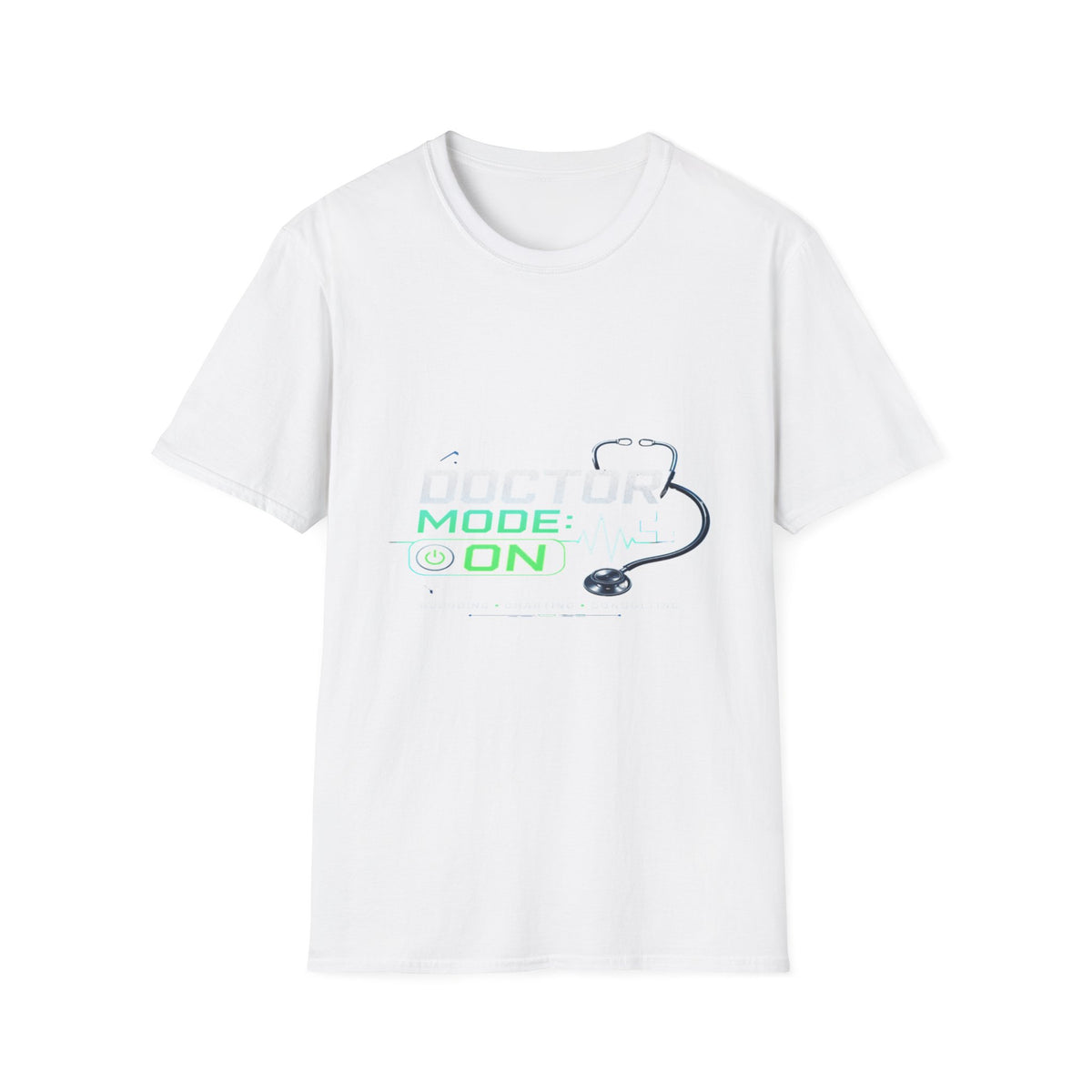 Modern Graphic T-Shirt Design Featuring Doctor Mode Text- Graphic Tees