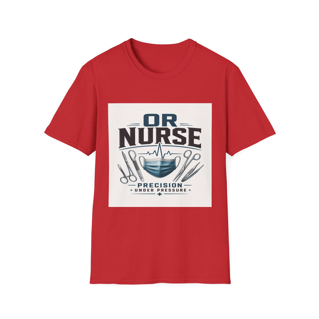 Bold T-Shirt Design Featuring Nurse Motto With Instruments- Graphic Tees