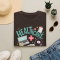 Humorous T Shirt Design With Playful Healthcare Admin Typography