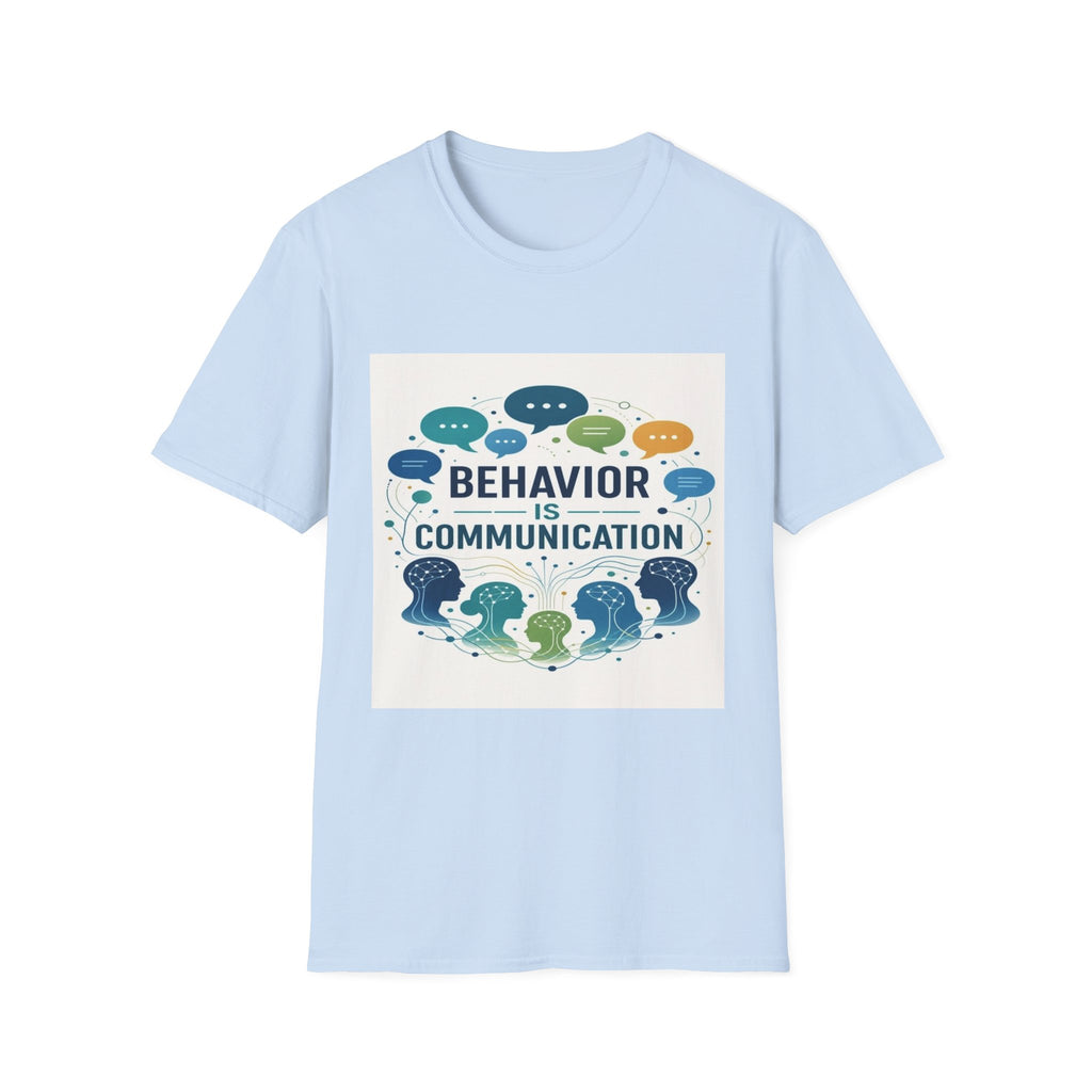 T-shirt Design Featuring Bold Phrase Surrounded By Colorful Speech Bubbles- Graphic Tees