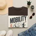 Bold Typography And Anatomical Illustration Representing Mobility Mission