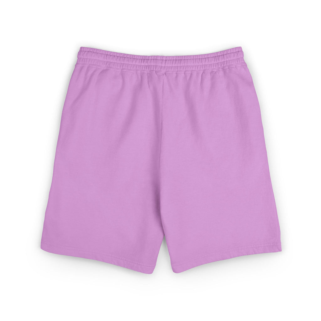 Fleece Sweat Shorts — Minimal Logo Garment-Dyed Lounge Shorts