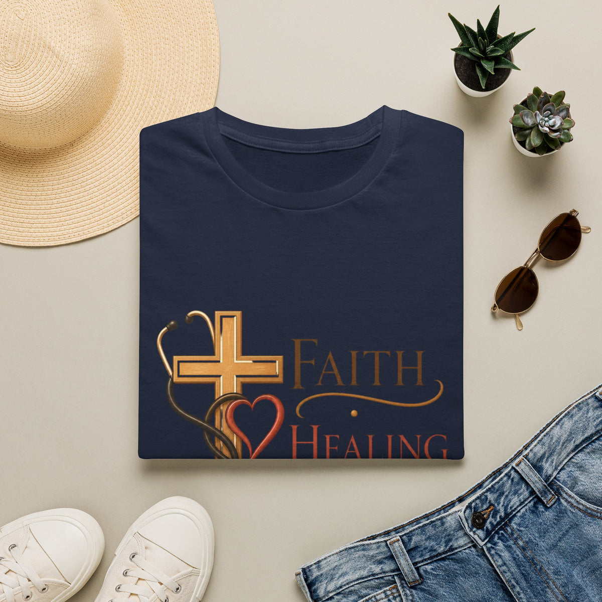Elegant Typography Featuring Inspirational Healthcare Symbols