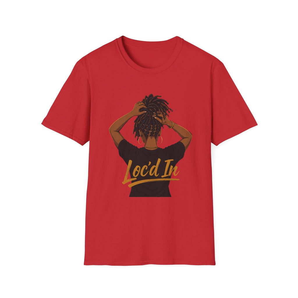 Loc'd In Graphic T-Shirt — 'Lock'd In' Natural Hair Afro Pride Tee