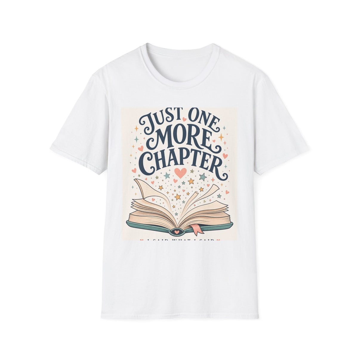 Open Book Turning Into Stars And Hearts With Text Design