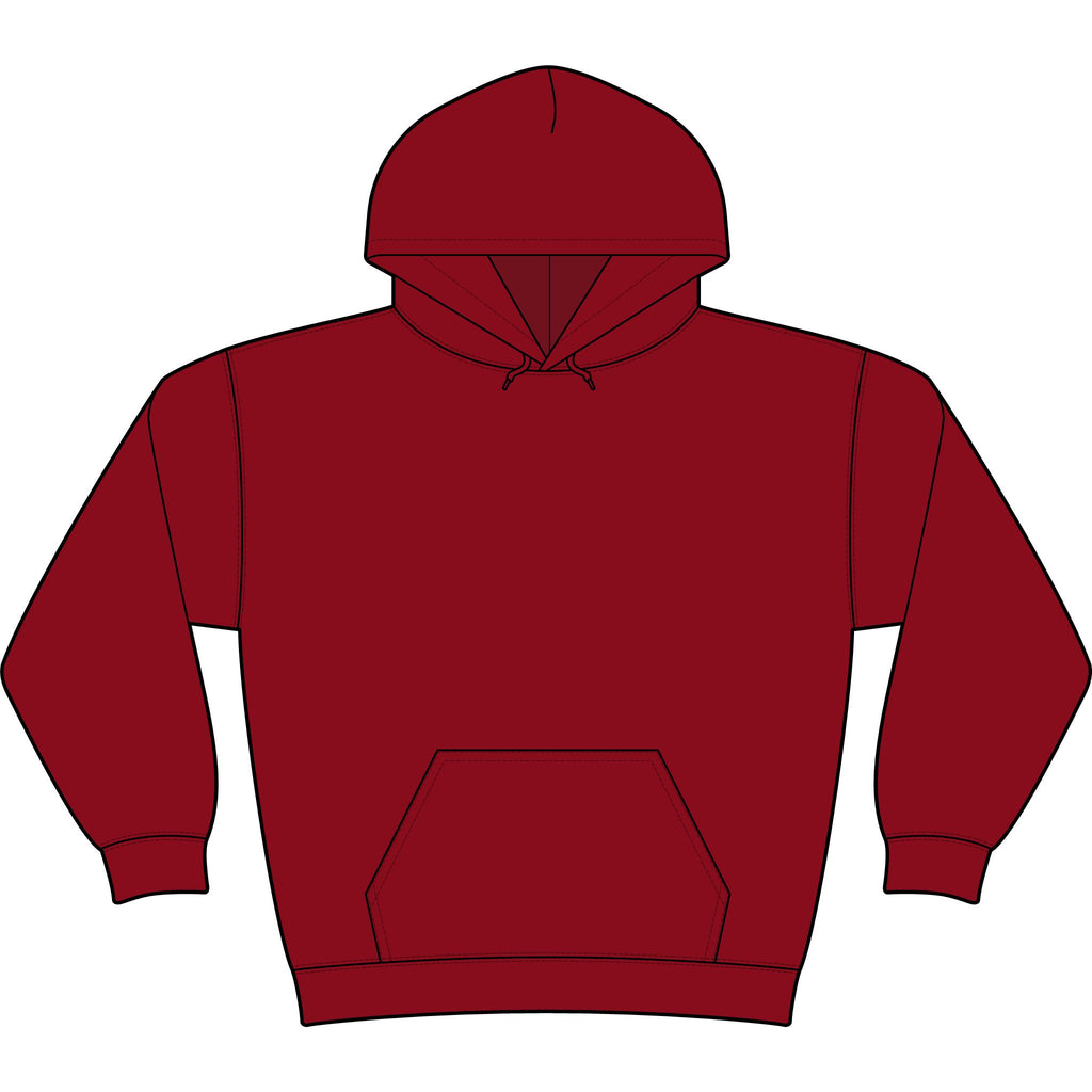 Minimal Monogram 'TL' Black Hoodie — Small Chest Logo Pullover