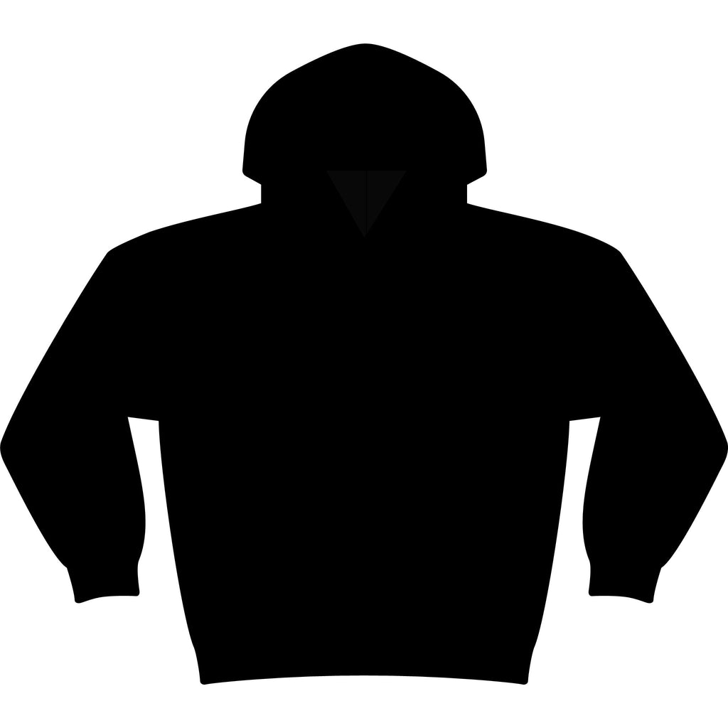 Minimal Monogram 'TL' Black Hoodie — Small Chest Logo Pullover