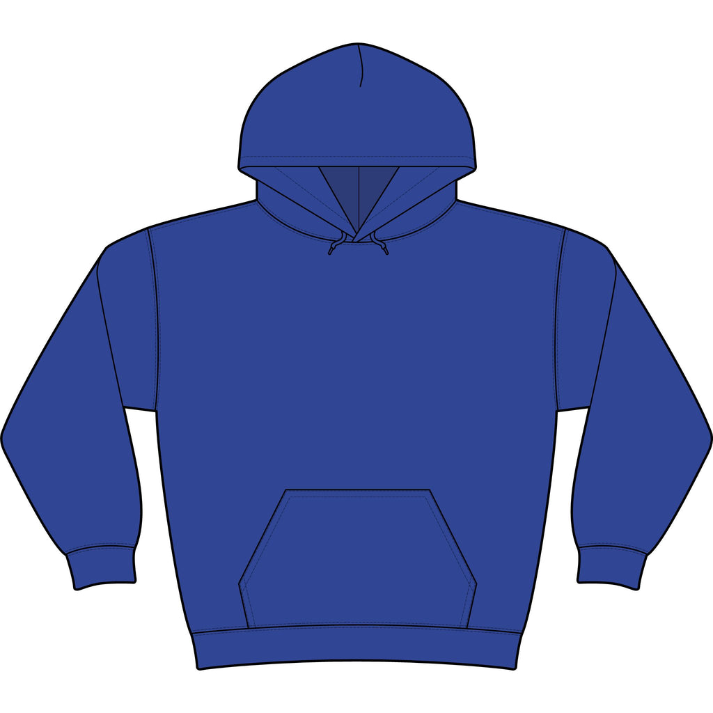 Minimal Monogram 'TL' Black Hoodie — Small Chest Logo Pullover
