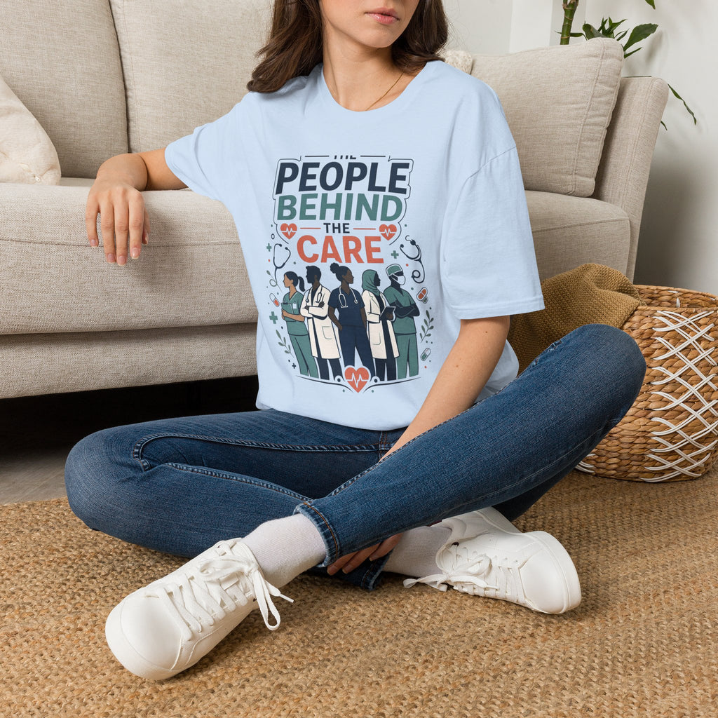 Modern T Shirt Design Celebrating Healthcare Professionals' Dedication