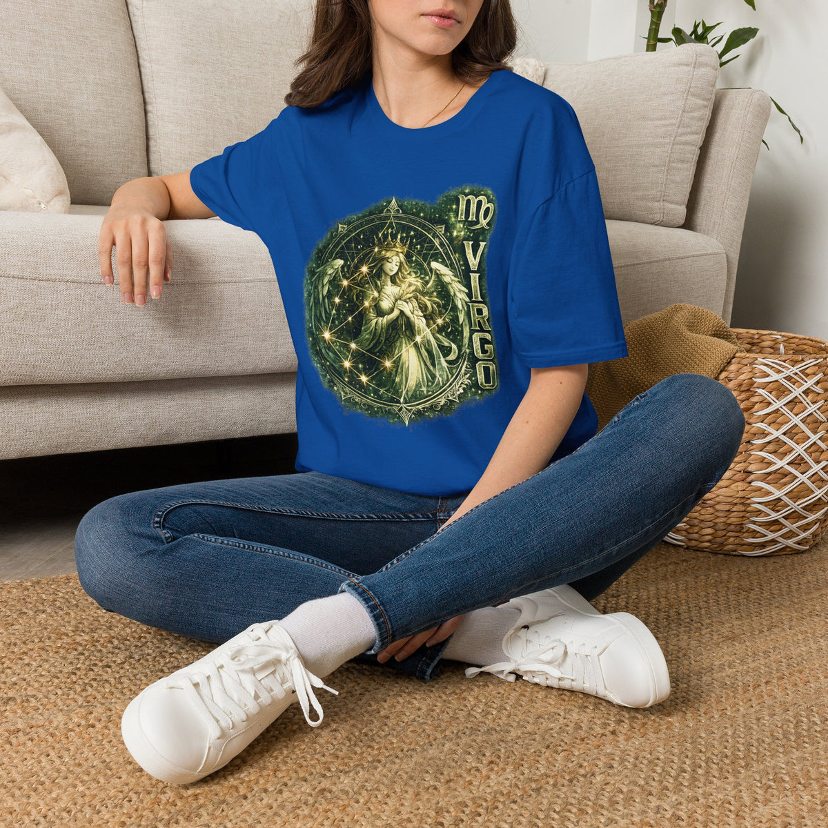 Virgo Zodiac T‑Shirt — Celestial Virgo Constellation Astrology Tee