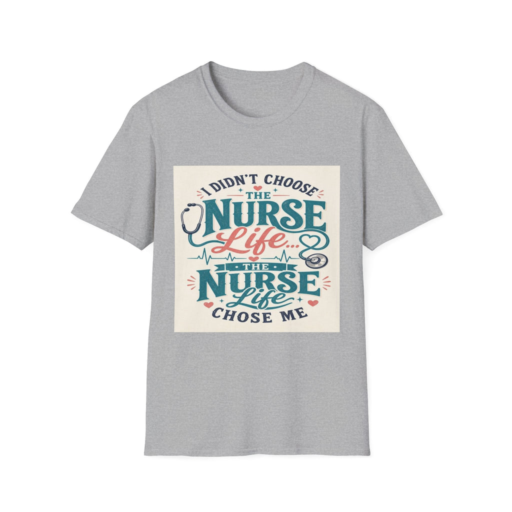Trendy T-shirt Design Showcasing Playful Nurse Life Typography- Graphic Tees