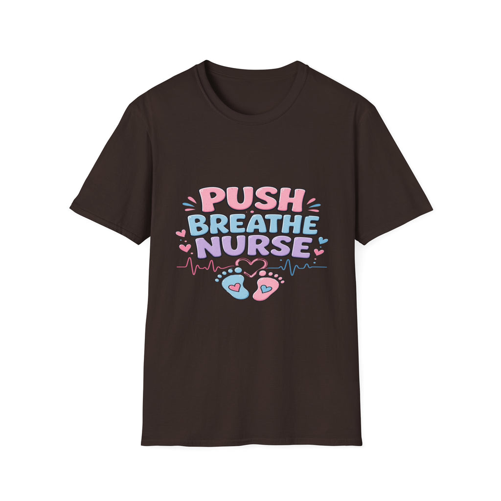 Playful Typography Design With Baby Footprints And Heart- Graphic Tees