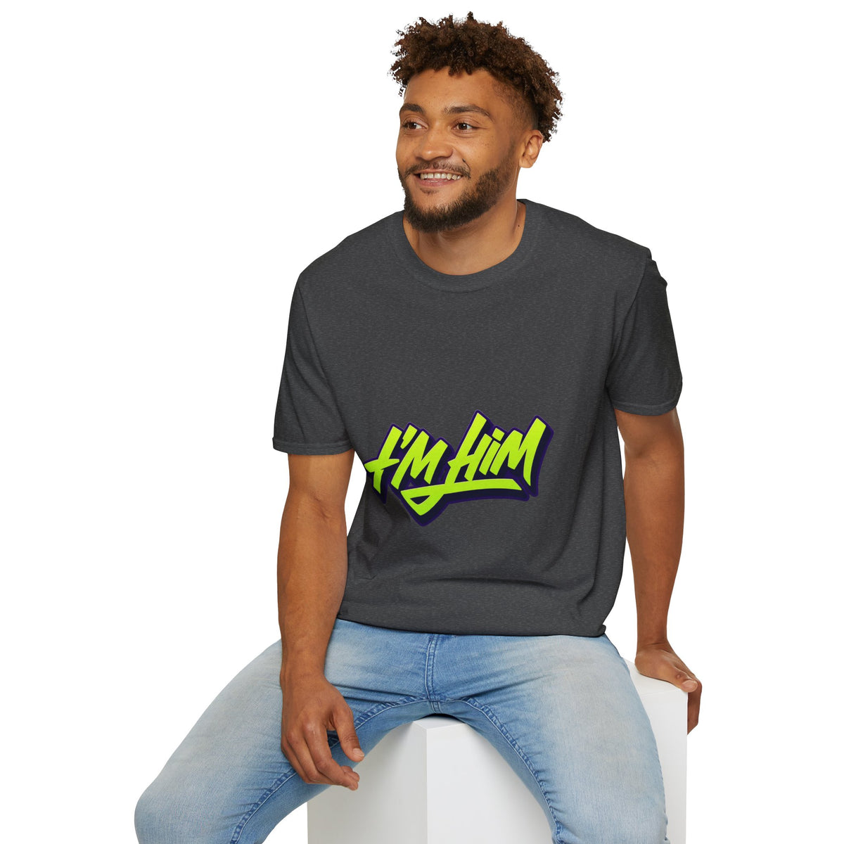 I'm Him T-Shirt — Bold Neon Streetwear Graphic Tee