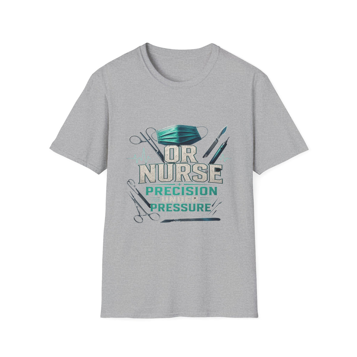 Bold Typography T-Shirt Design For OR Nurse Theme- Graphic Tees
