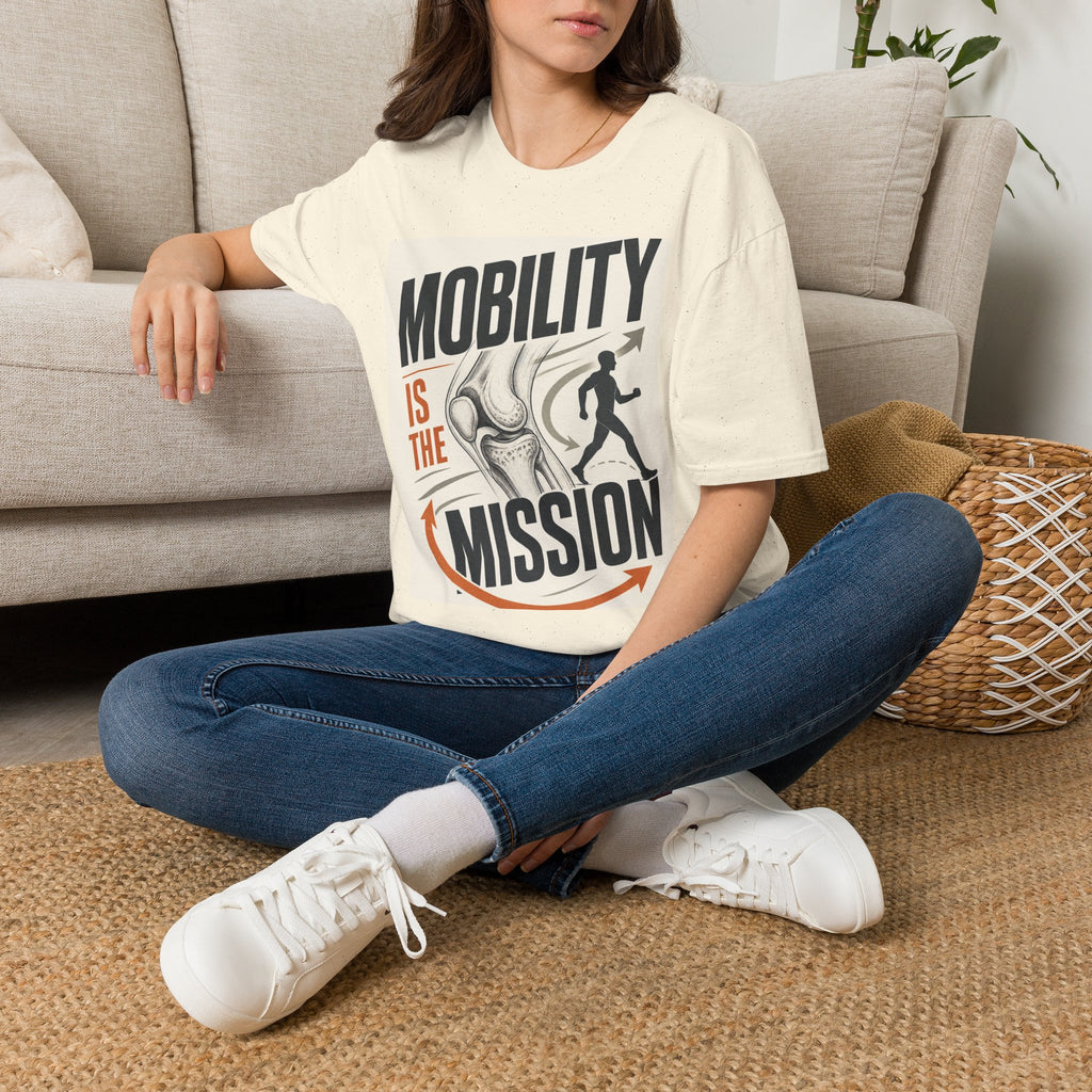 Bold Typography And Anatomical Illustration Representing Mobility Mission