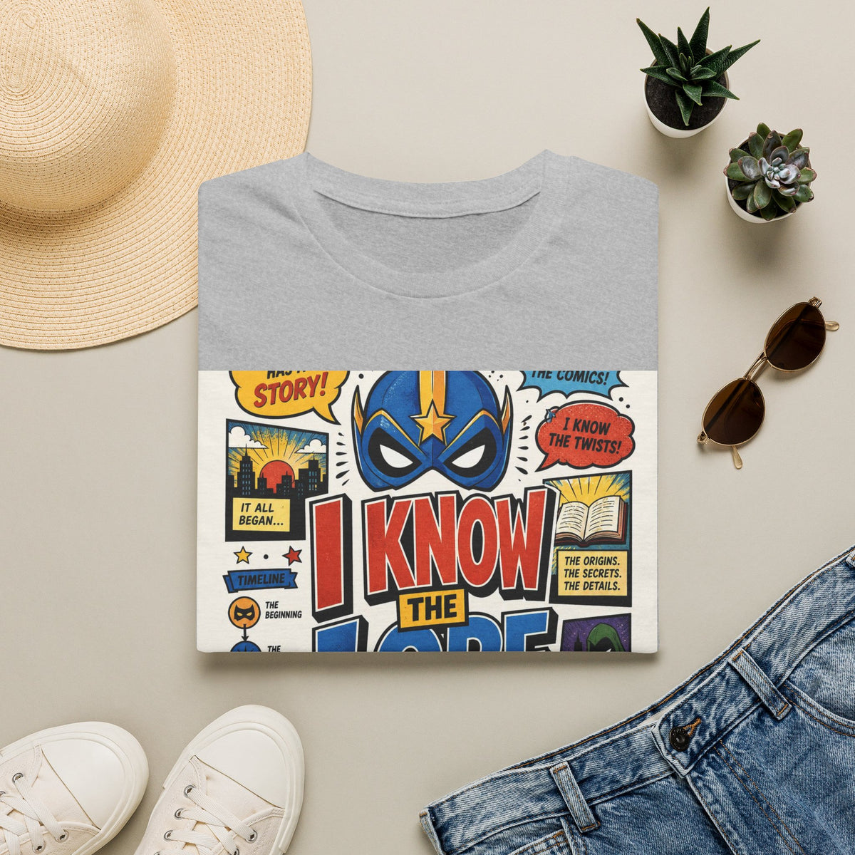 T Shirt Design Featuring Whimsical Superhero Theme And Engaging Text