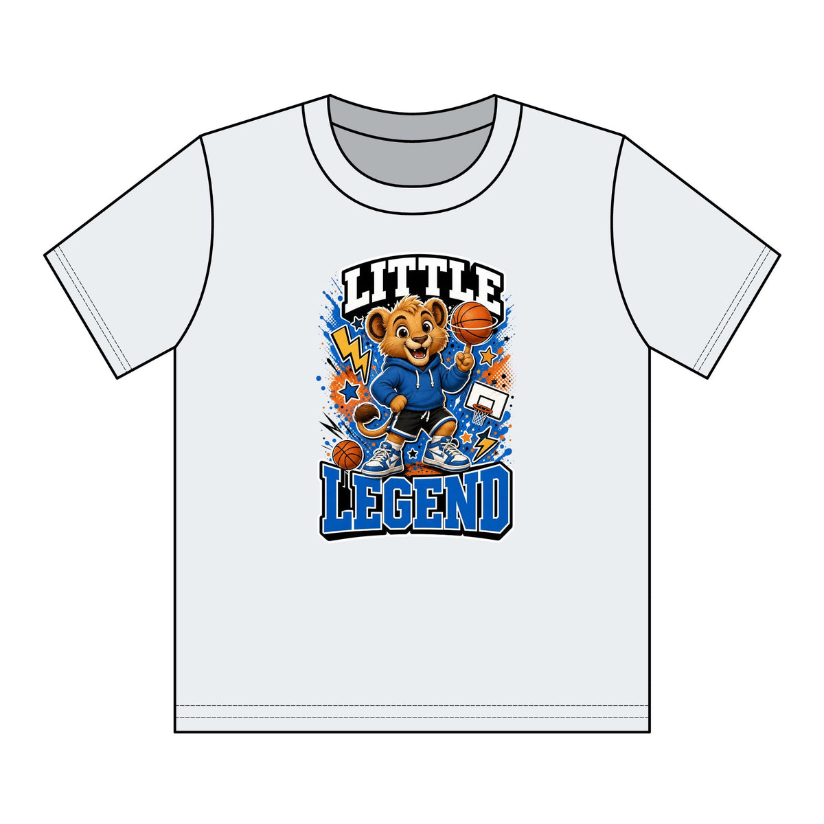 Little Legend Kids Basketball T‑Shirt — Youth Sports Tee