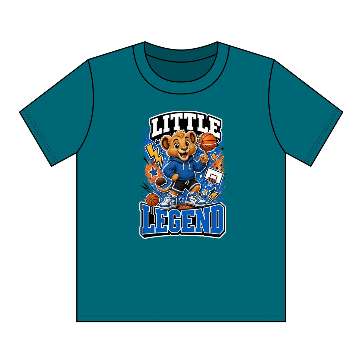 Little Legend Kids Basketball T‑Shirt — Youth Sports Tee