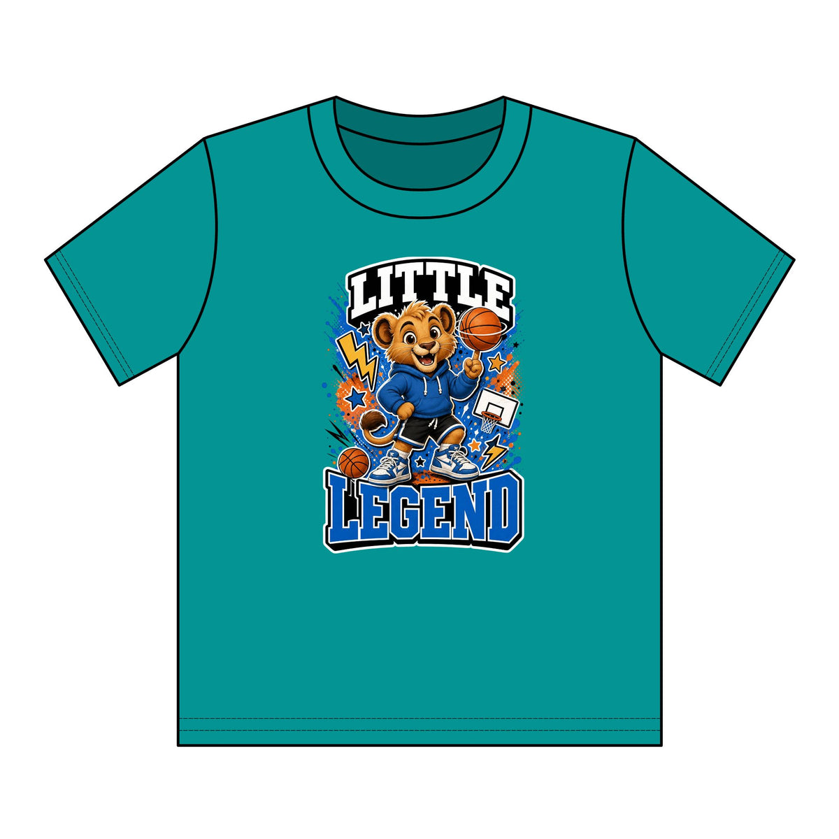 Little Legend Kids Basketball T‑Shirt — Youth Sports Tee