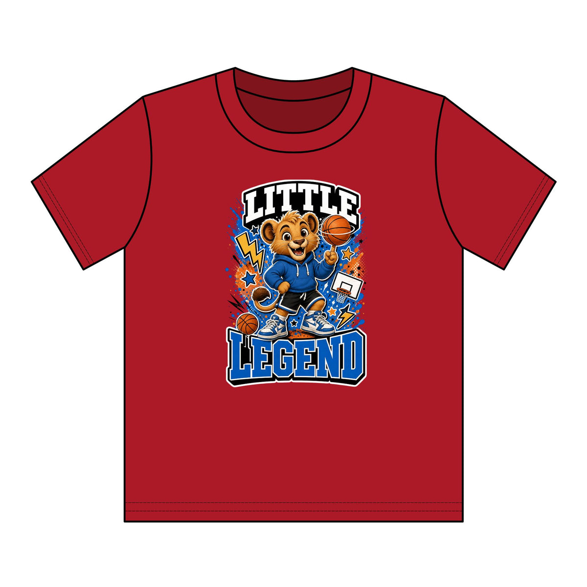 Little Legend Kids Basketball T‑Shirt — Youth Sports Tee