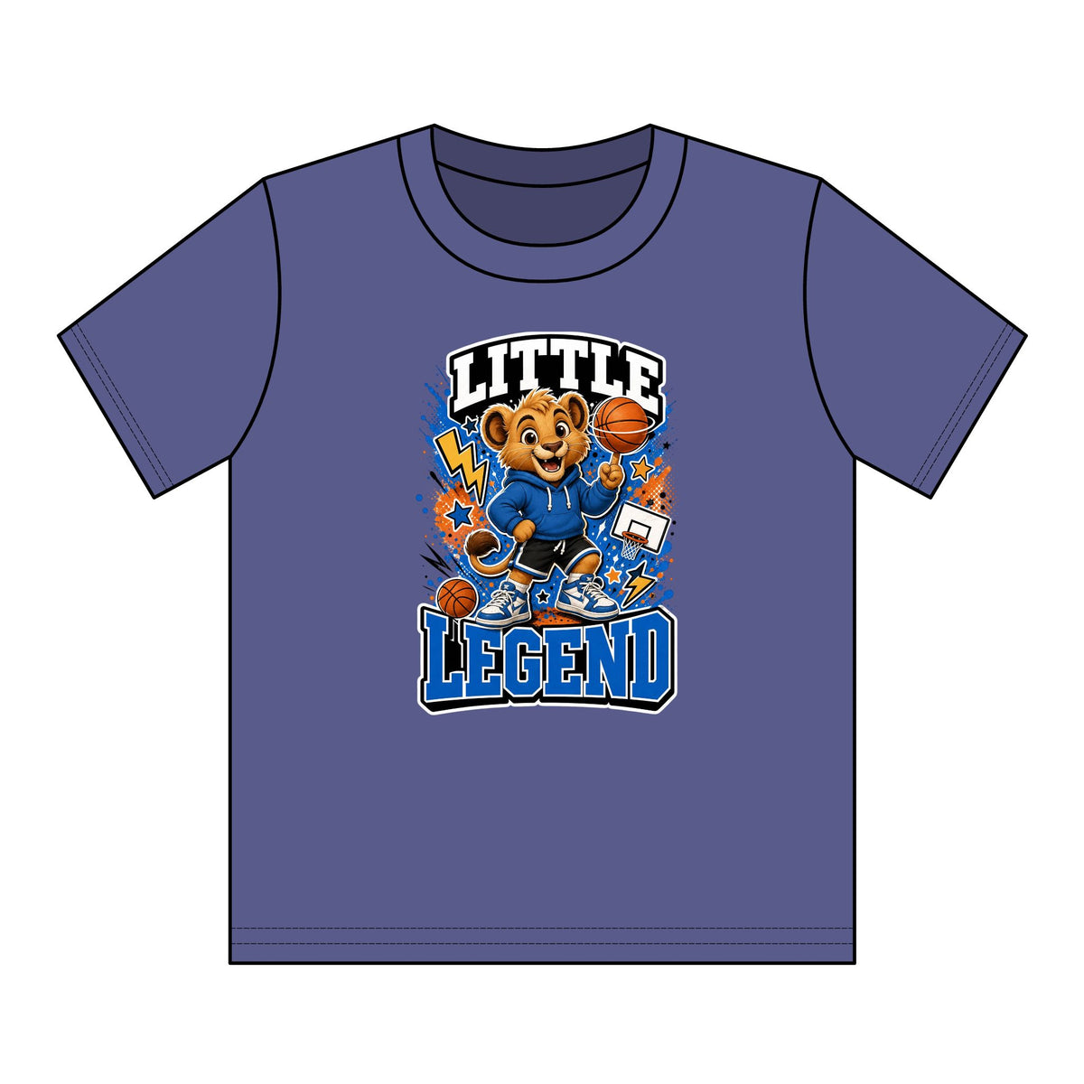 Little Legend Kids Basketball T‑Shirt — Youth Sports Tee