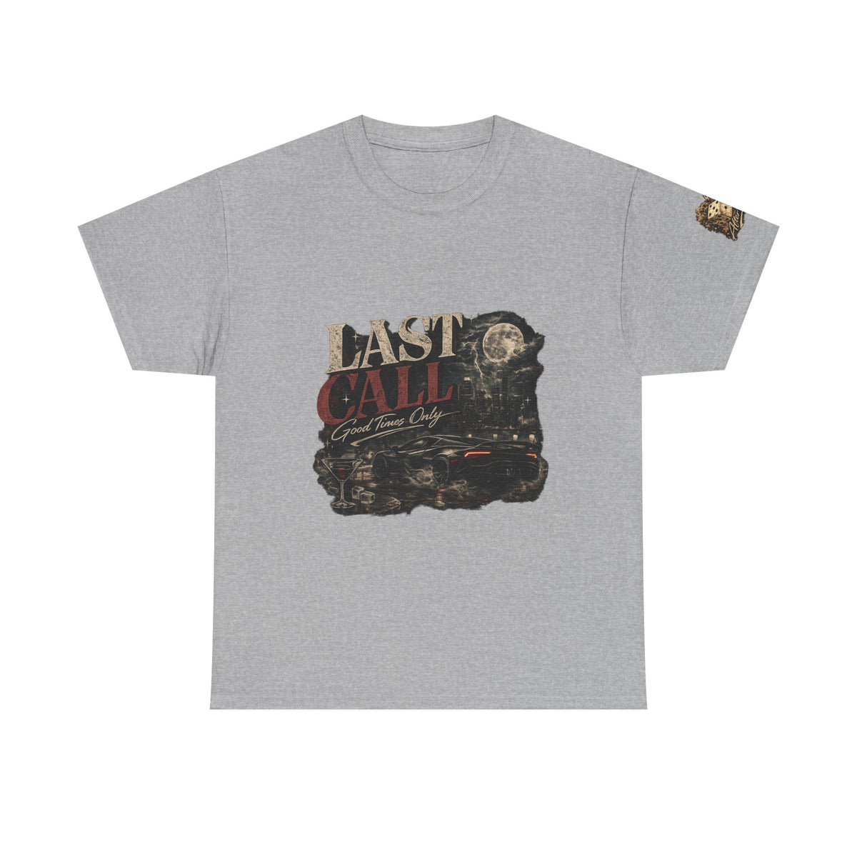 Last Call Graphic Tee — Vintage Bar Nightlife T‑Shirt
