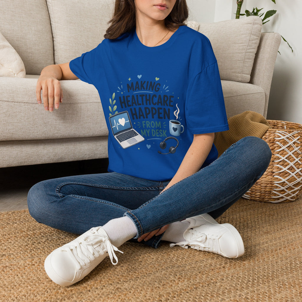 Inspirational T Shirt Design Celebrating Healthcare From Desk