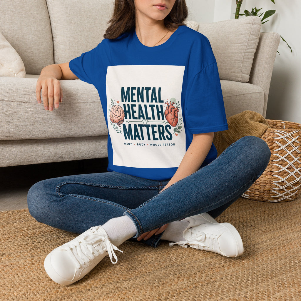 Bold Typography Design Emphasizing Mental Health Awareness
