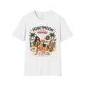 Honeymoon In Progress T-Shirt — Personalized Couple Vacation Tee