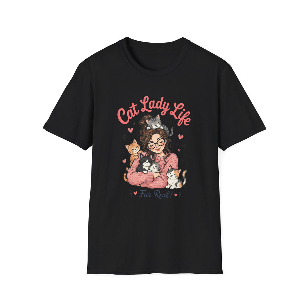 Cat Lady Life T-Shirt — Cute Cat Mom Graphic Tee
