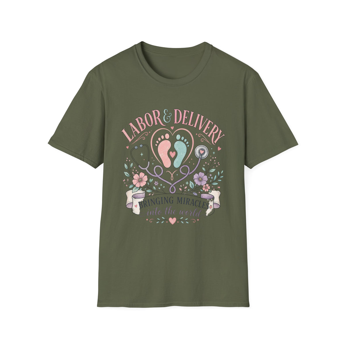Labor And Delivery T Shirt Design Celebrating New Life
