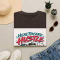 Dynamic T-Shirt Design Featuring Healthcare Hustle Text- Graphic Tees