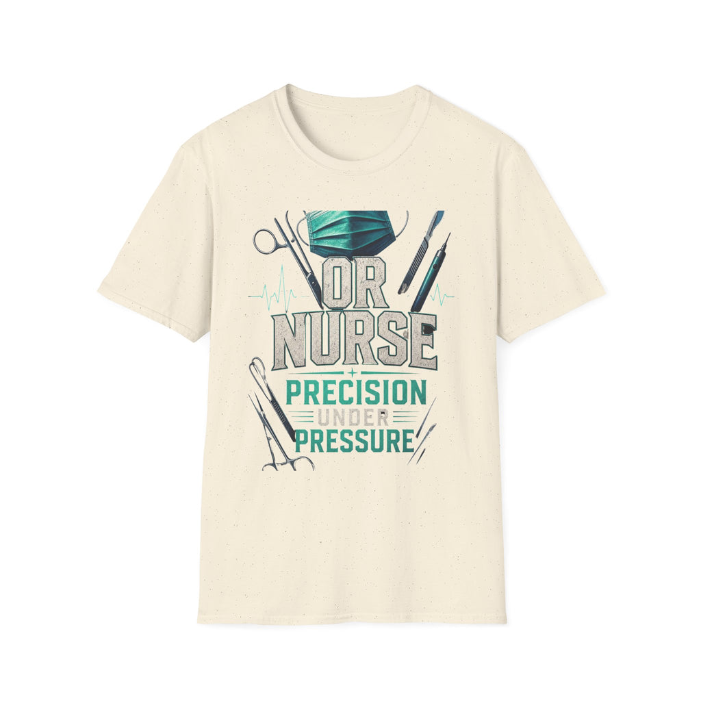 Bold Typography T Shirt Design For OR Nurse Theme