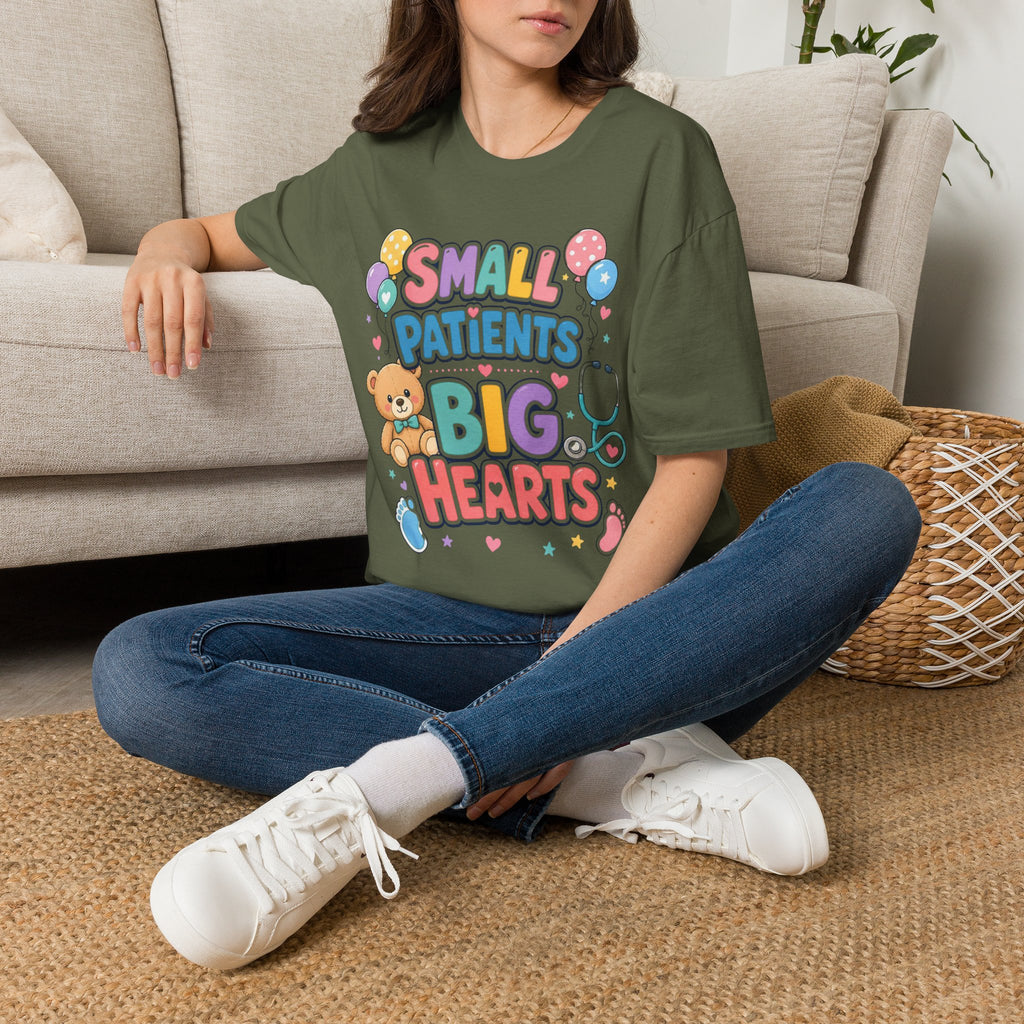Vibrant T Shirt Design Celebrating Pediatric Care With Balloons
