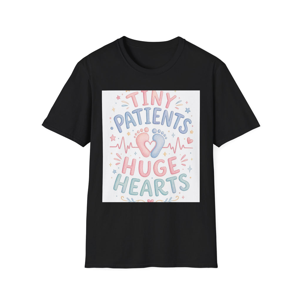 Whimsical T Shirt Design Featuring Tiny Patients Huge Hearts