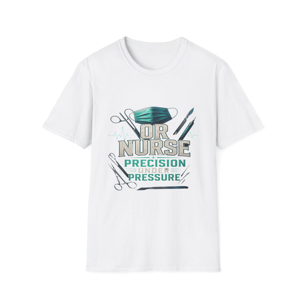 Bold Typography T-Shirt Design For OR Nurse Theme- Graphic Tees
