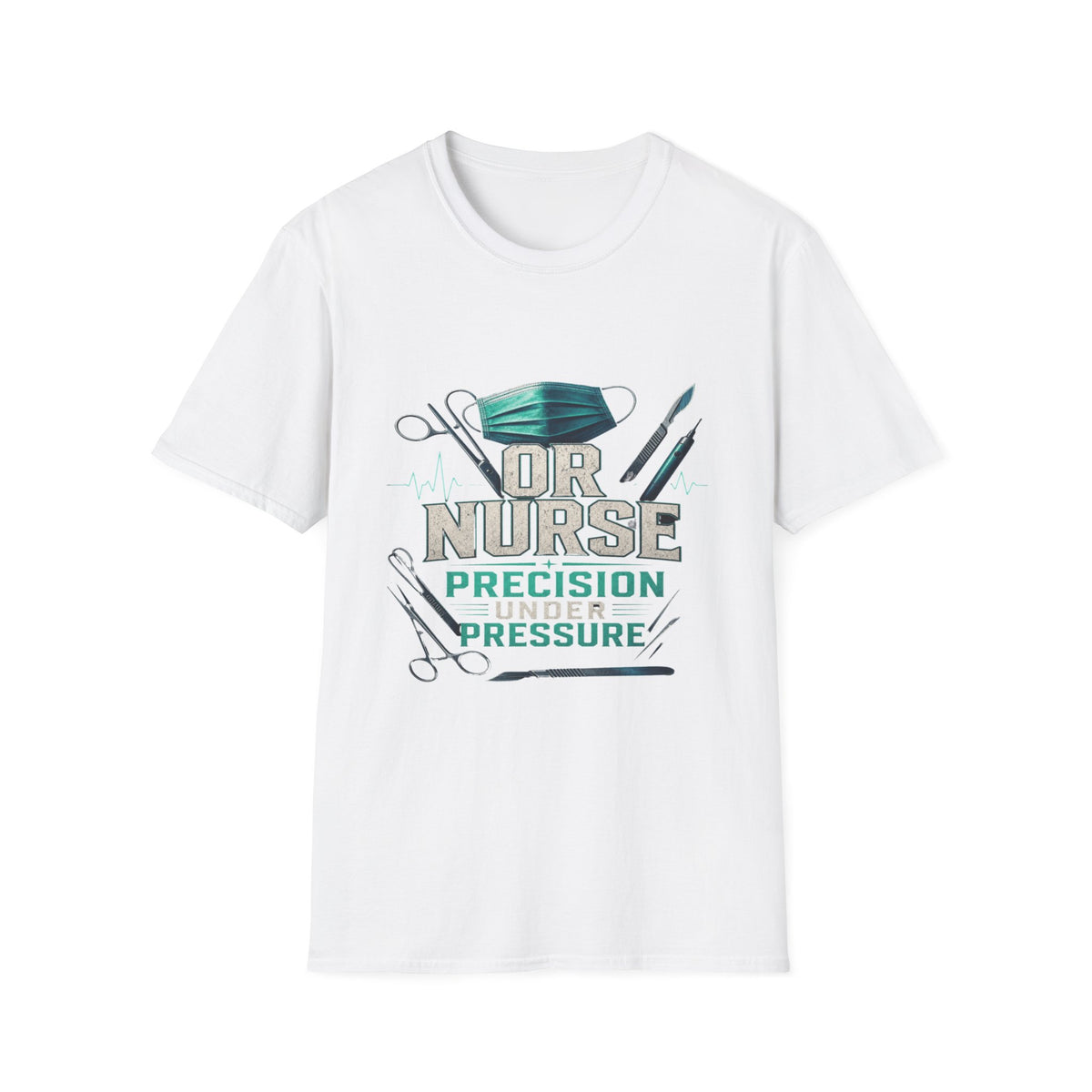Bold Typography T-Shirt Design For OR Nurse Theme- Graphic Tees
