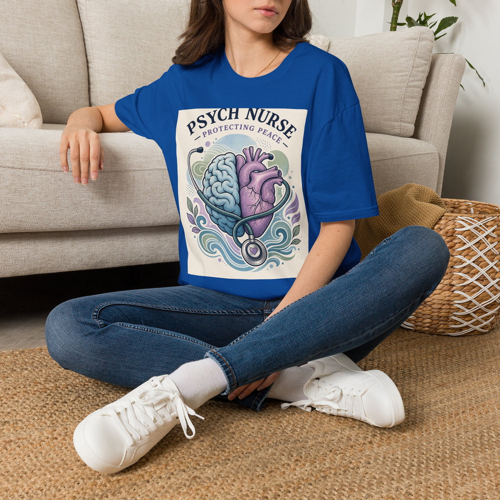Stylized Brain And Heart Illustration With Stethoscope Art