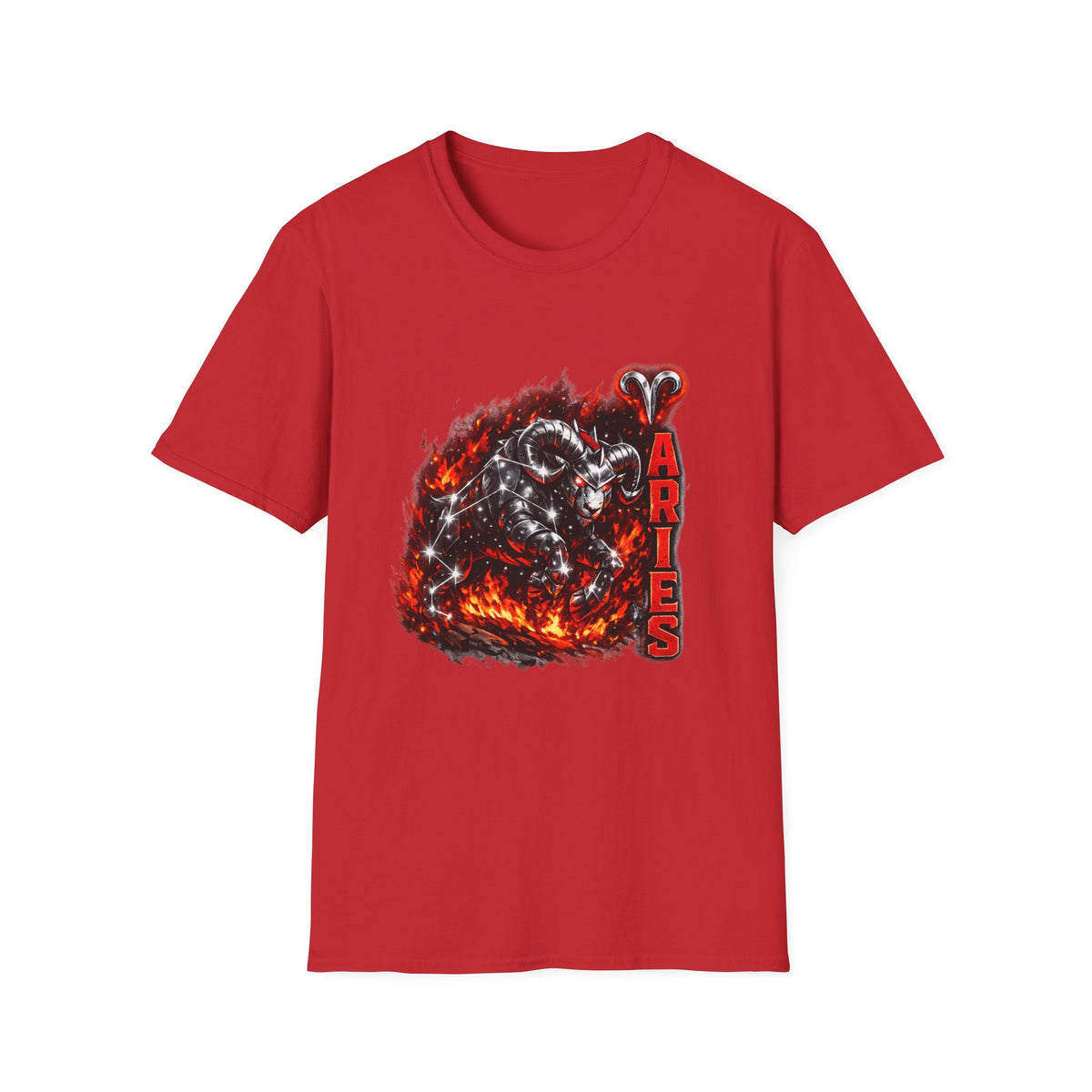 Aries Ram Zodiac T-Shirt — Fiery Ram Astrology Tee