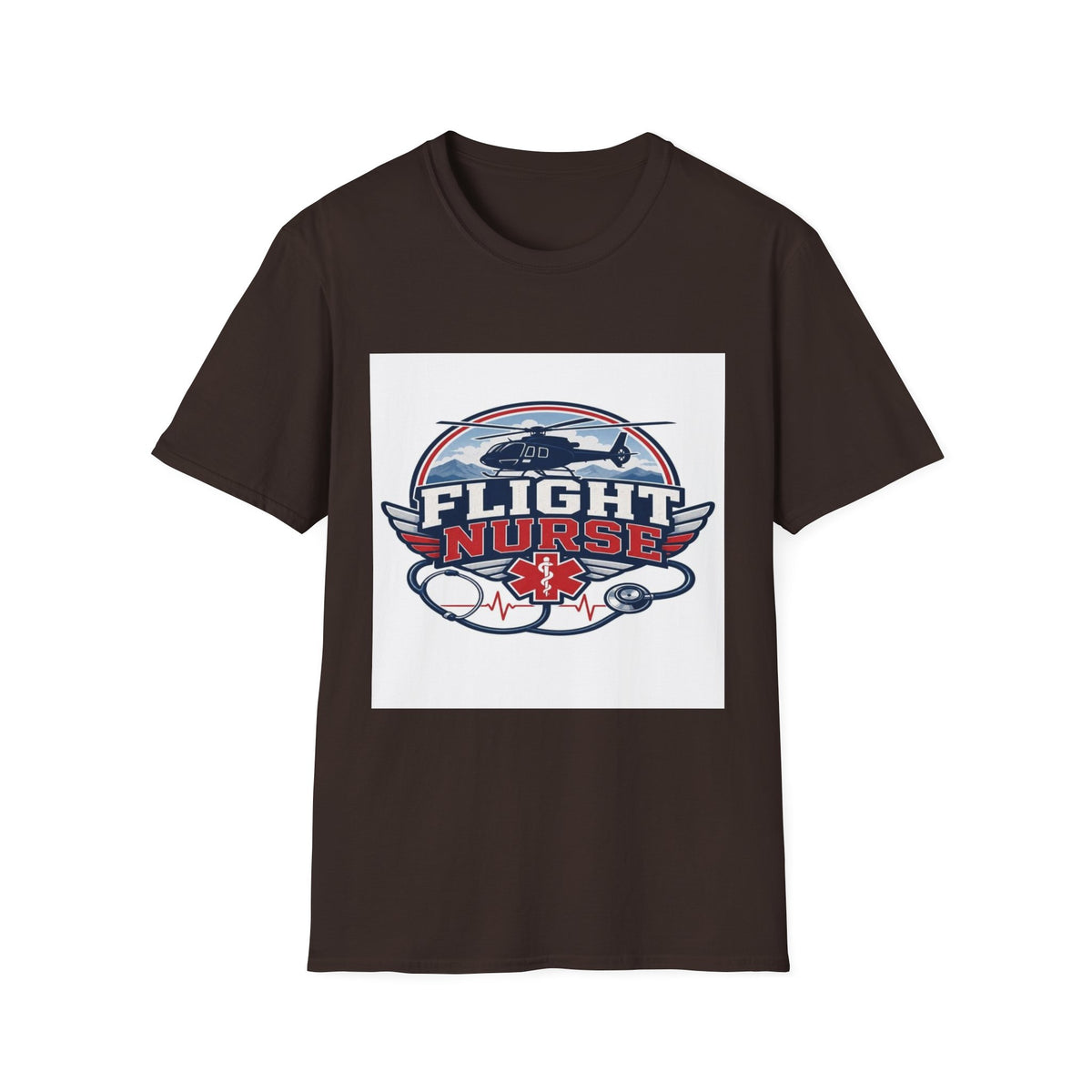Aviation-Inspired T-Shirt Design Featuring Flight Nurse Graphic- Graphic Tees