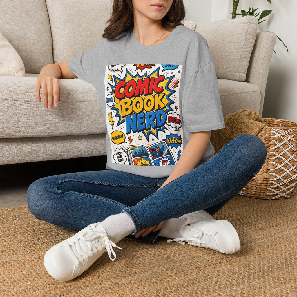 Dynamic Comic Book Nerd Design With Playful Typography
