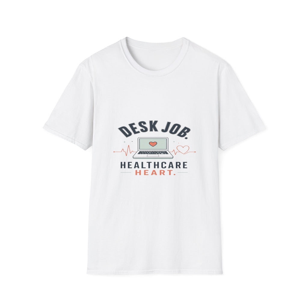 Minimalist T-shirt Design Showcasing Healthcare Heartbeat Concept- Graphic Tees