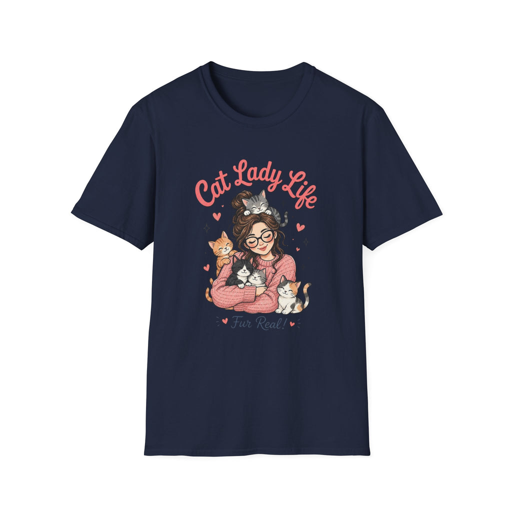 Cat Lady Life T-Shirt — Cute Cat Mom Graphic Tee