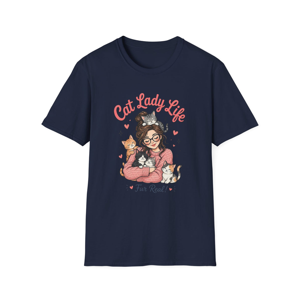 Cat Lady Life T-Shirt — Cute Cat Mom Graphic Tee