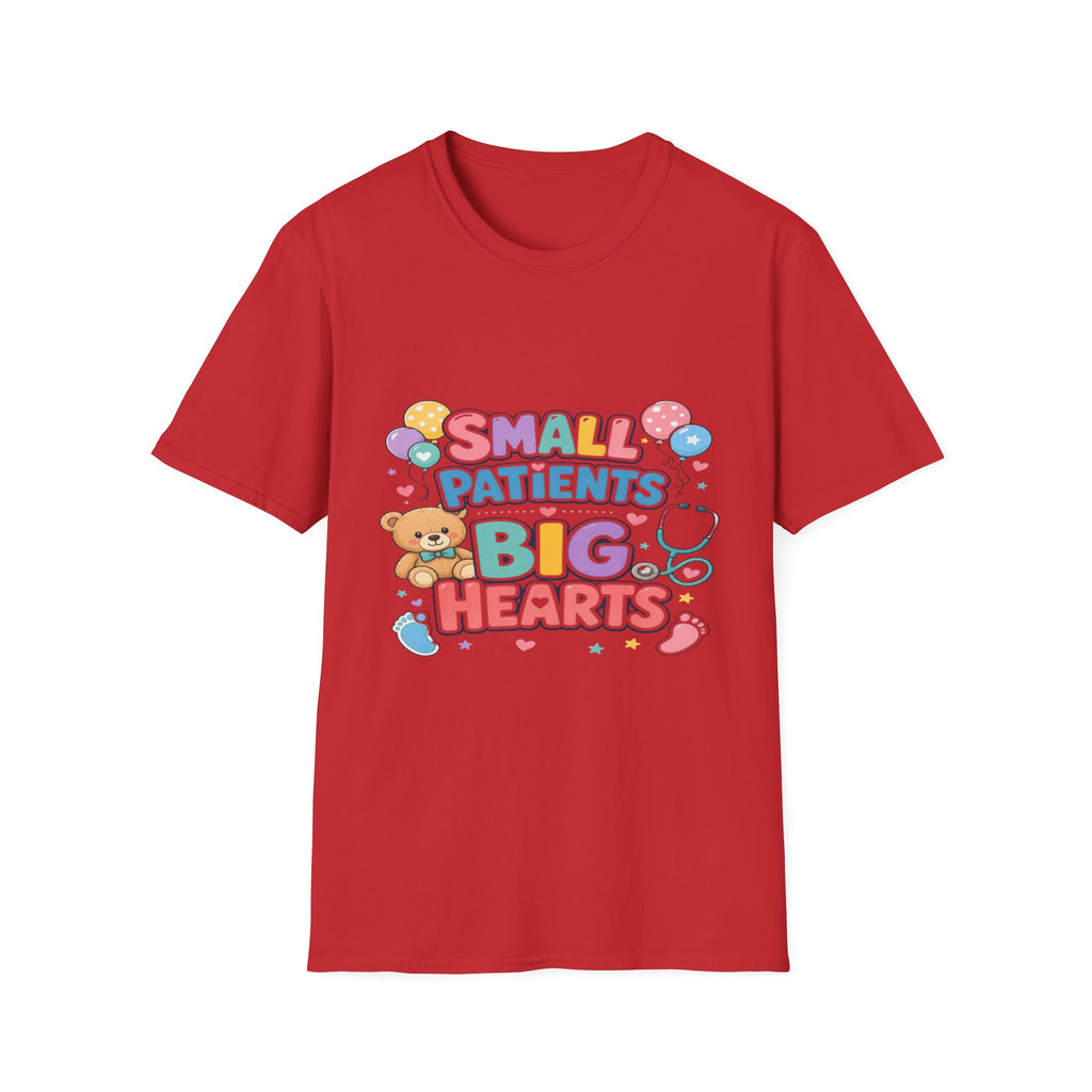 Vibrant T-Shirt Design Celebrating Pediatric Care With Balloons- Graphic Tees