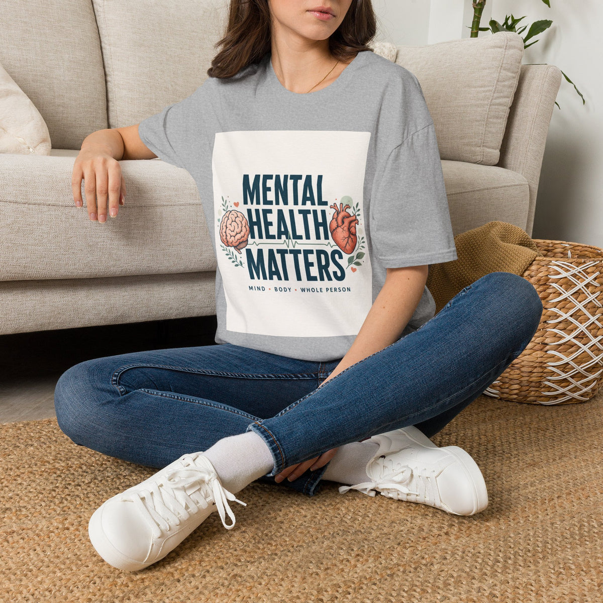 Bold Typography Design Emphasizing Mental Health Awareness