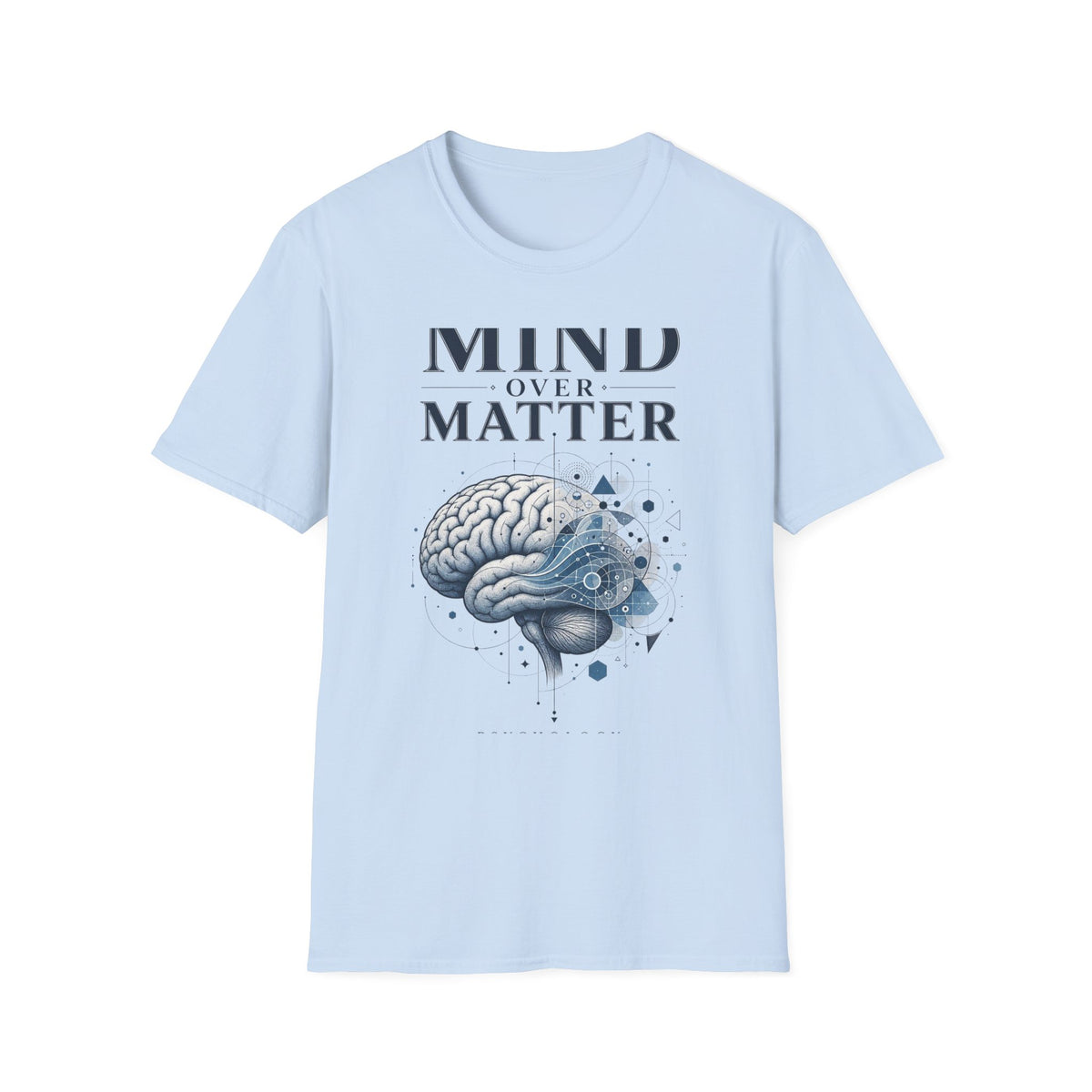 Intricate Brain Illustration With Geometric Patterns And Bold Typography