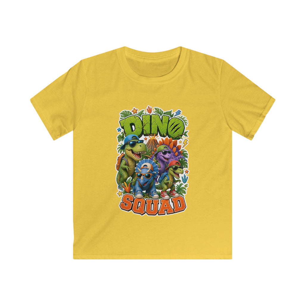 Kids Tee - 'Dino Squad' Colorful Dinosaur Graphic