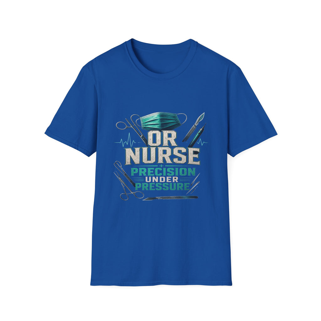 Bold Typography T-Shirt Design For OR Nurse Theme- Graphic Tees
