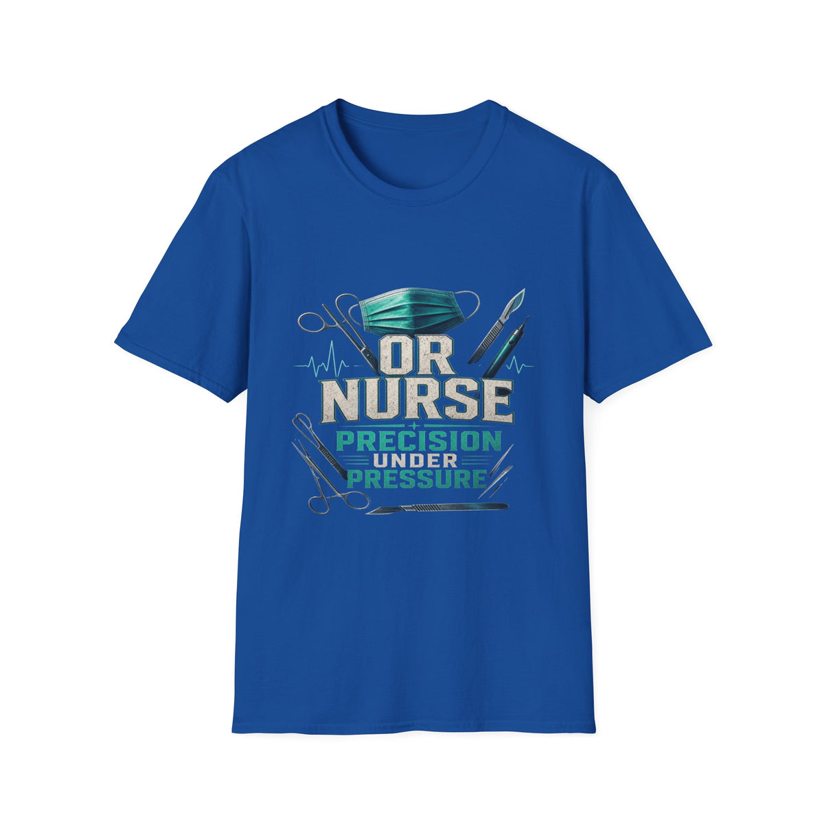 Bold Typography T-Shirt Design For OR Nurse Theme- Graphic Tees